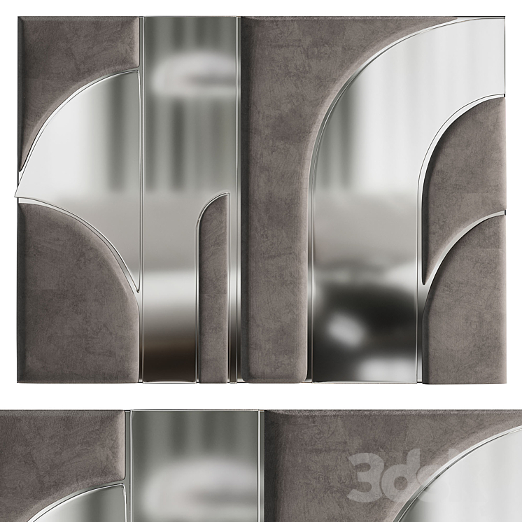 Decorative wall panel ?5 3DS Max - thumbnail 1