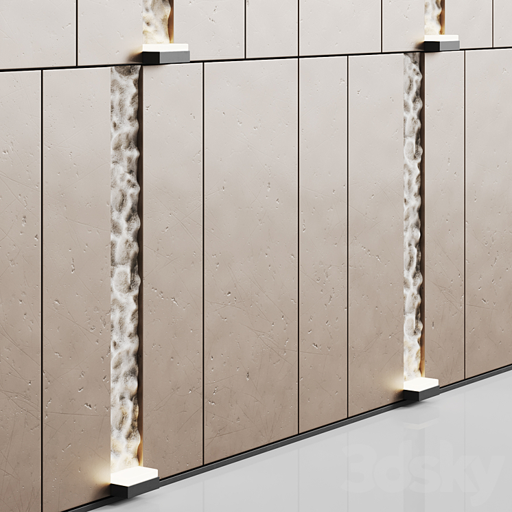 Decorative wall panel 6 3DS Max Model - thumbnail 2