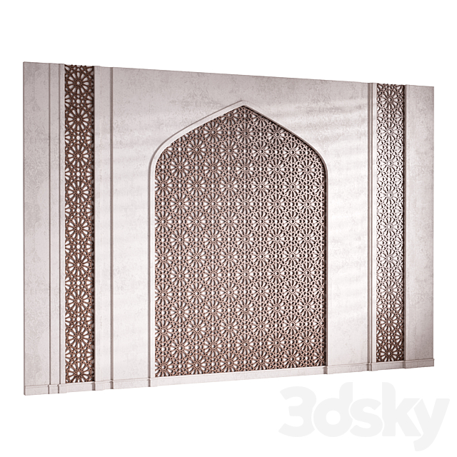 Decorative Wall panel 60 3ds Max - thumbnail 1