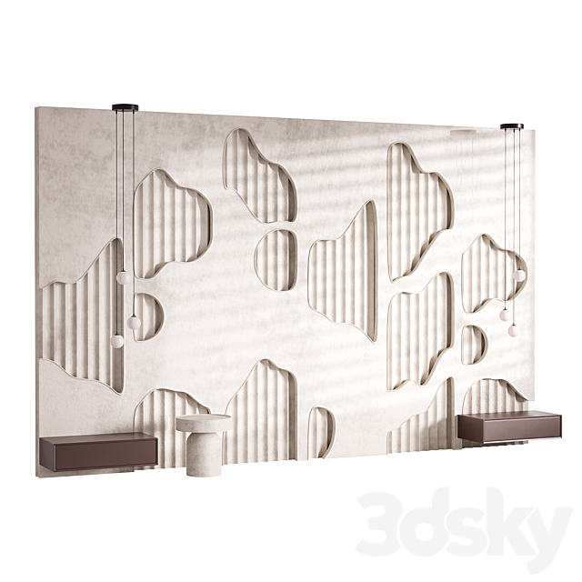 Decorative Wall panel 65 3ds Max - thumbnail 1