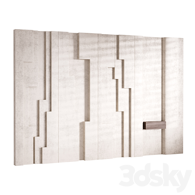 Decorative Wall panel 70 3ds Max - thumbnail 1