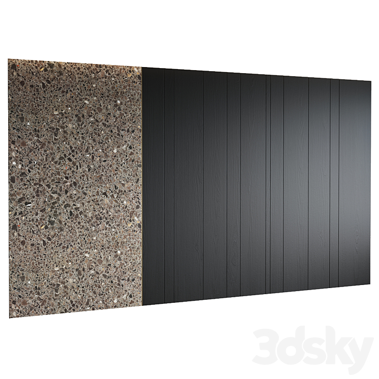 Decorative wall panel No. 2 3DS Max - thumbnail 2