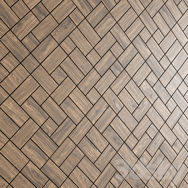 Decorative wall panel No. 3 3DS Max Model - thumbnail 4