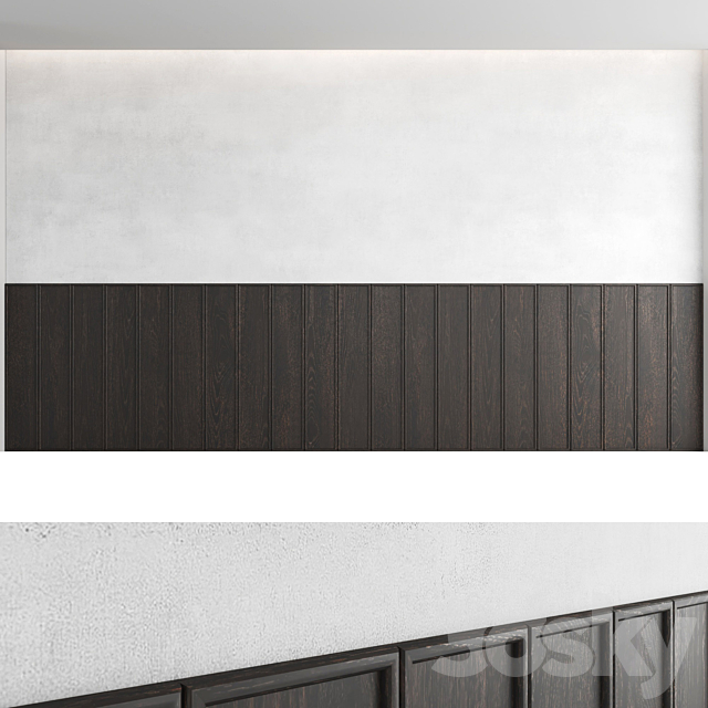 Decorative wall panel set 44 3DS Max Model - thumbnail 3