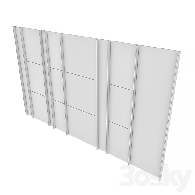 Decorative wall panel set 56 3DSMax File - thumbnail 7