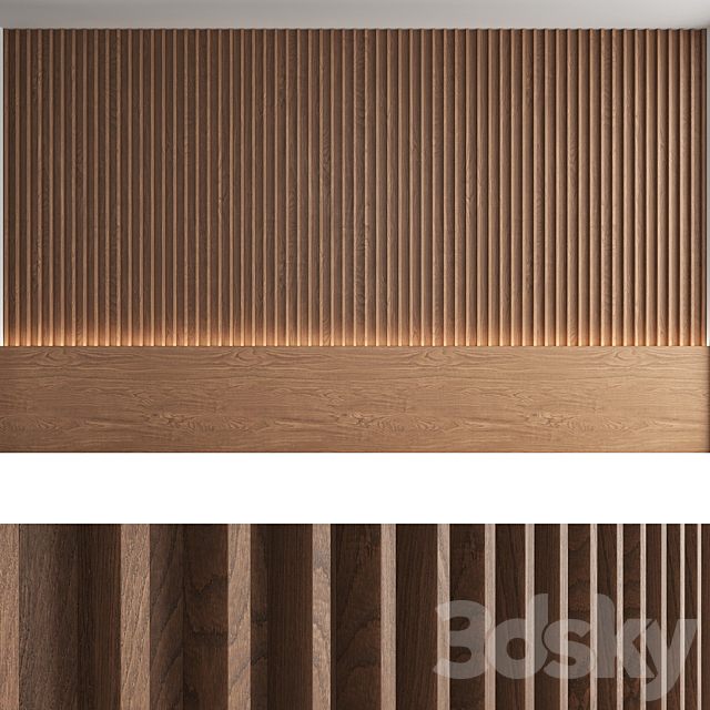 Decorative wall panel_set 18 3DS Max Model - thumbnail 3