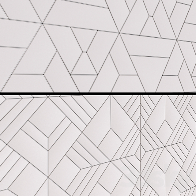 Decorative wall panels 01 3DSMax File - thumbnail 2