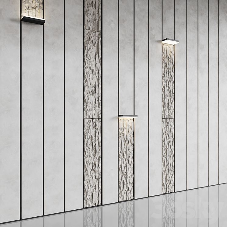 Decorative wall panels 5 3DS Max - thumbnail 2