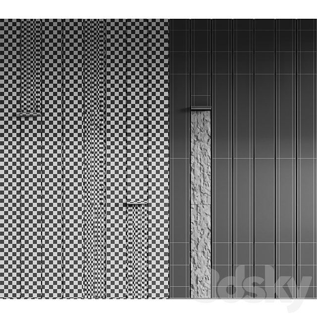 Decorative wall panels 5 3DS Max Model - thumbnail 5