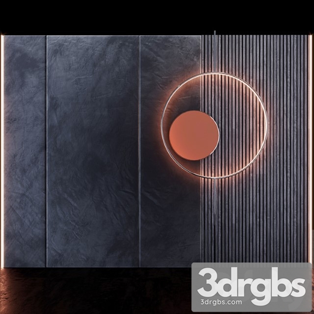 Decorative wall   pn57 3dsmax Download - thumbnail 1