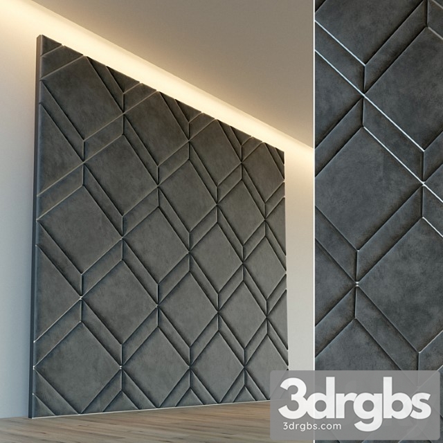 Decorative Wall. Soft Panel 31 3dsmax Download - thumbnail 1