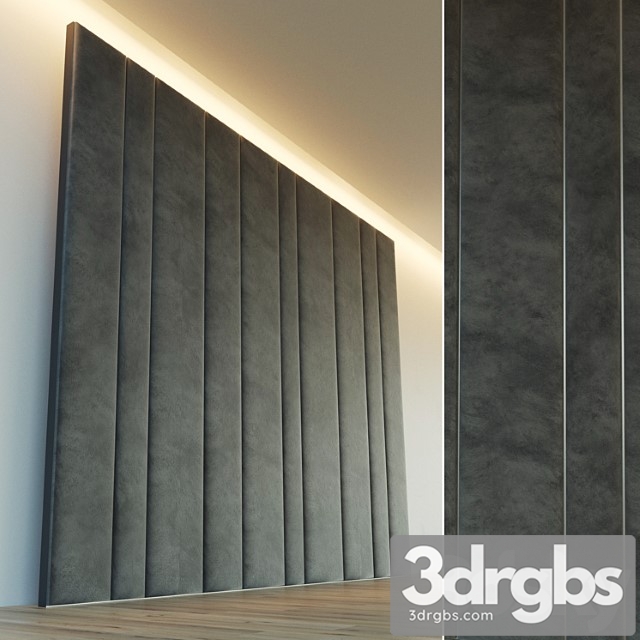 Decorative wall. soft panel. eight 3dsmax Download - thumbnail 1