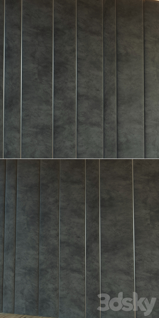 Decorative wall. Soft panel. eight 3DSMax File - thumbnail 3