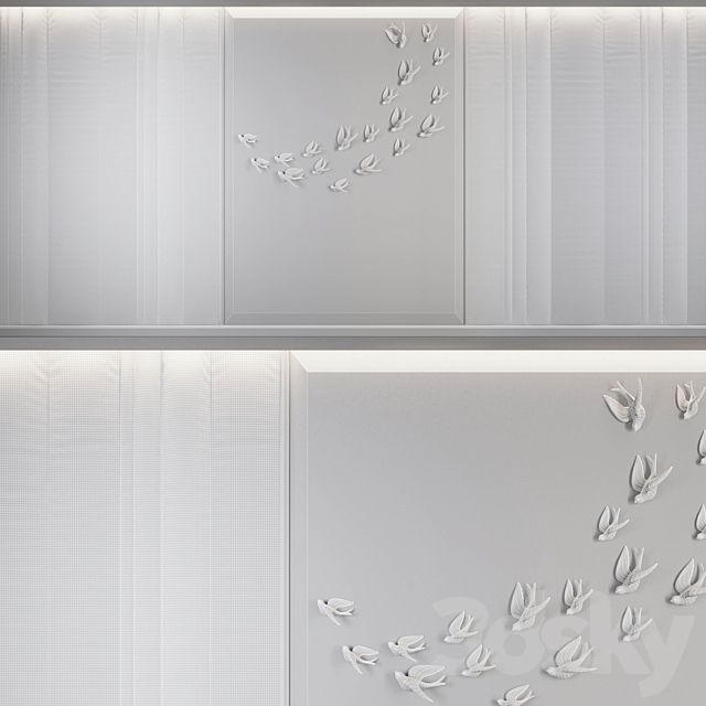 Decorative_panel_ii 3DS Max Model - thumbnail 3