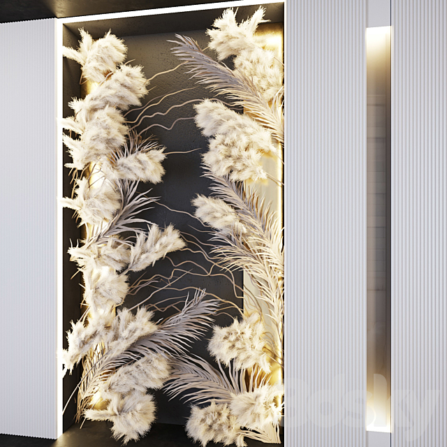 Decorative_wall_organic 3DS Max Model - thumbnail 2