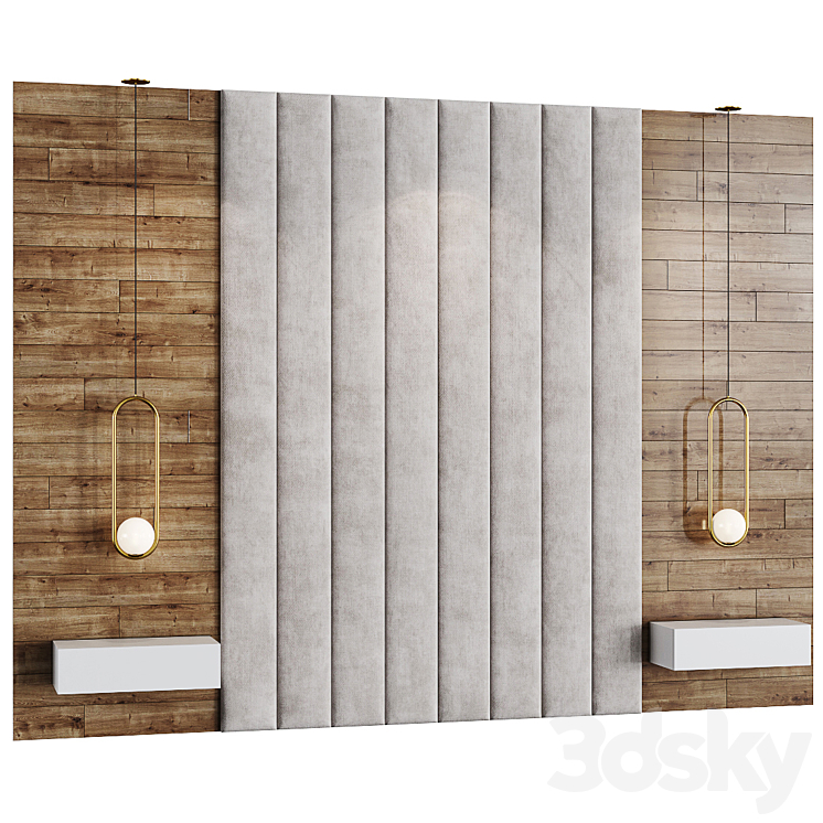 Decotarive Wall panel 050 3DS Max - thumbnail 1