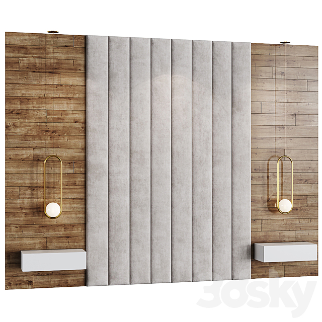 Decotarive Wall panel 050 3DSMax File - thumbnail 1