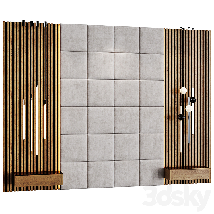 Decotarive Wall panel 052 3DS Max Model - thumbnail 2