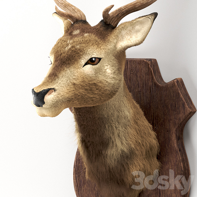 Deer 3DS Max Model - thumbnail 2