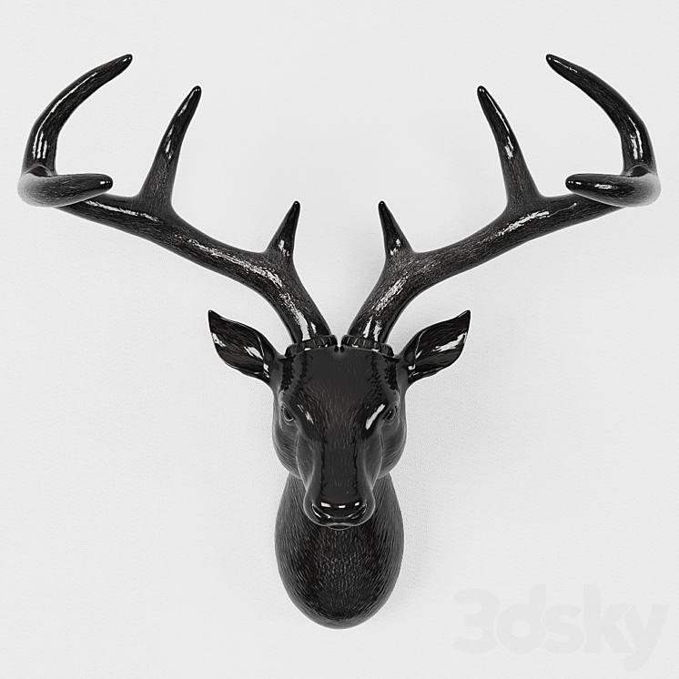 Deer head 3DS Max - thumbnail 1