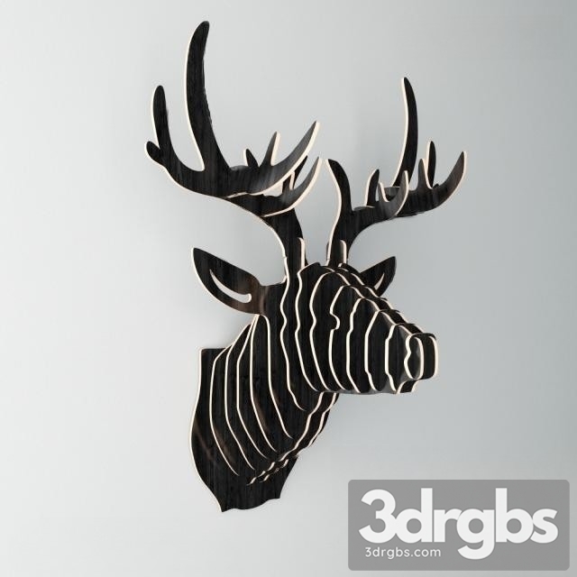 Deer Head 3dsmax Download - thumbnail 1