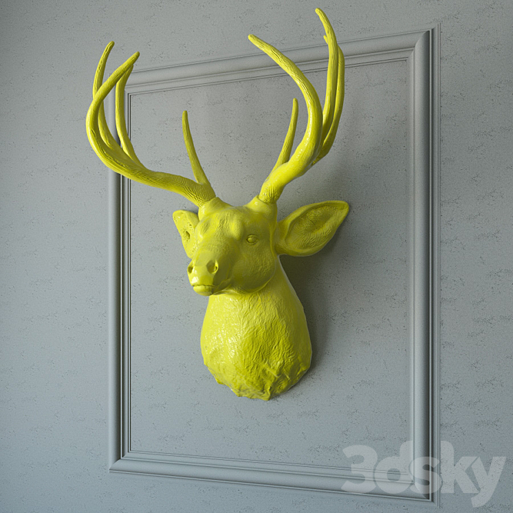 Deer Head Deer Head 3DS Max - thumbnail 1