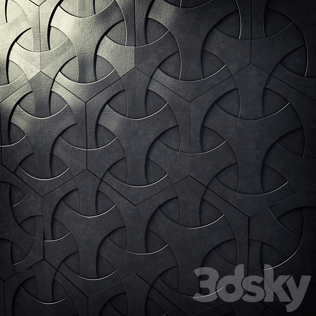 design wall 3DSMax File - thumbnail 1