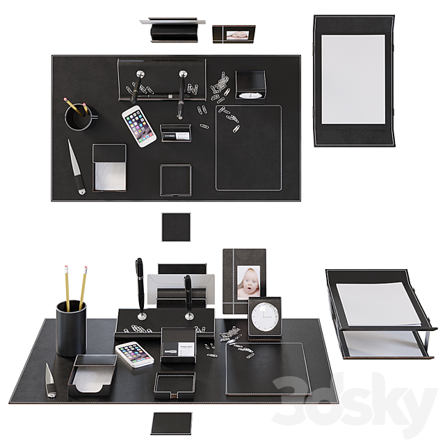 Desk Set for Executive _ Director 3DSMax File - thumbnail 3