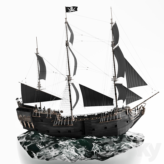 Diorama “Black Pearl” (Black Pearl) 3DSMax File - thumbnail 2