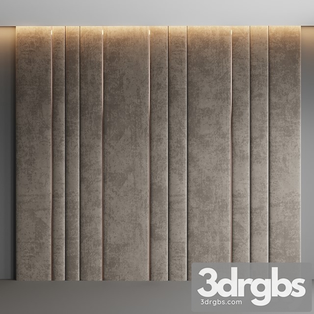 Dirty Beige Velvet Panel 3dsmax Download - thumbnail 1