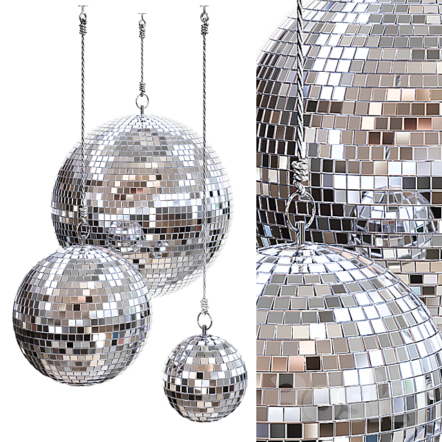 Disco ball 3DS Max Model - thumbnail 2