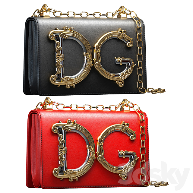 Dolce & Gabbana Dg Girls Mini Bag 3DSMax File - thumbnail 1