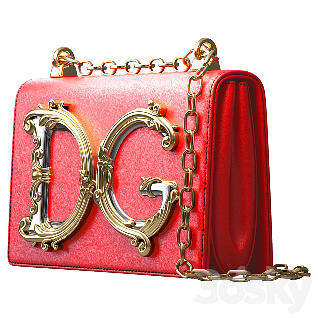 Dolce & Gabbana Dg Girls Mini Bag 3DSMax File - thumbnail 3