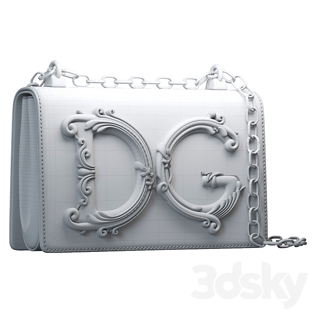 Dolce & Gabbana Dg Girls Mini Bag 3DSMax File - thumbnail 4