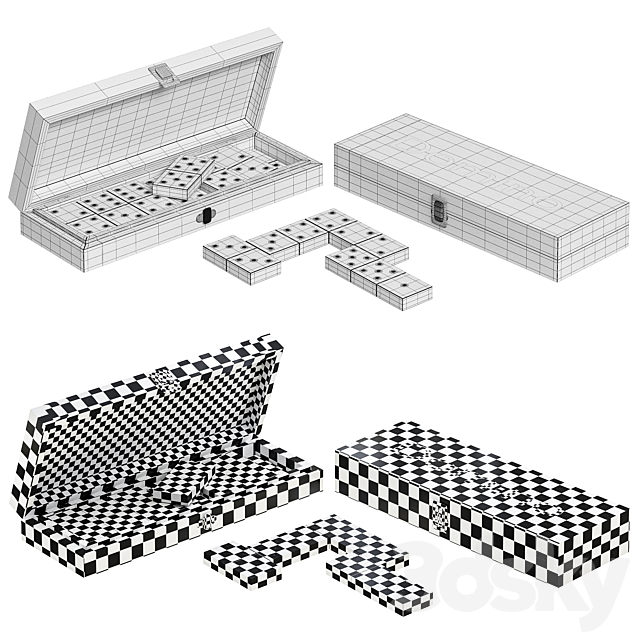 Domino souvenir by Fedsp 3DS Max Model - thumbnail 4