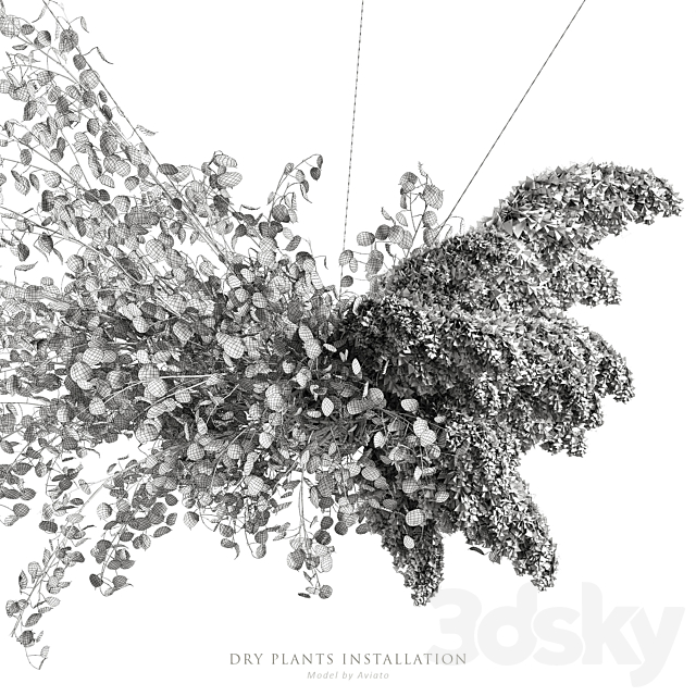 Dry plants installation 3DSMax File - thumbnail 5