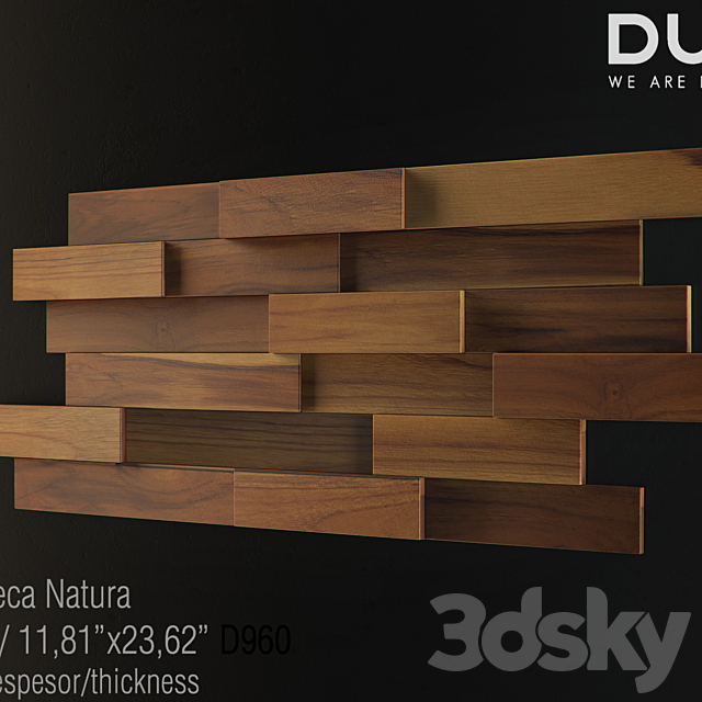 DUNE – TECA NATURA 3ds Max - thumbnail 1