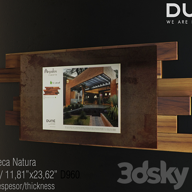 DUNE – TECA NATURA 3ds Max - thumbnail 2