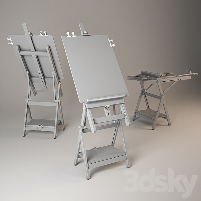 easel 2 3DS Max Model - thumbnail 2