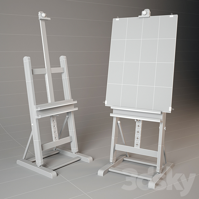 easel 3DS Max Model - thumbnail 2