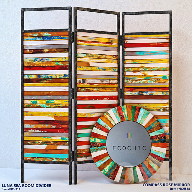 EcoChic Lifestyles LUNA SEA ROOM DIVIDER 3DSMax File - thumbnail 1