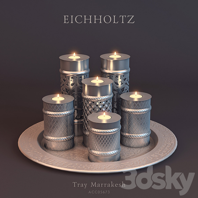 Eichholtz _ Tray Marrakesh ACC05673 3ds Max - thumbnail 1