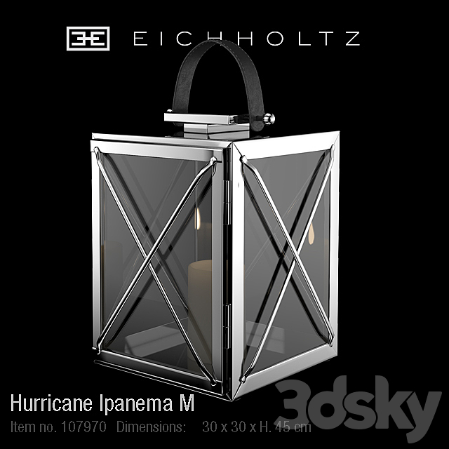 Eichholtz Ipanema M Lantern 3DSMax File - thumbnail 1