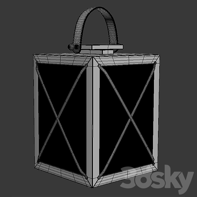 Eichholtz Ipanema M Lantern 3DSMax File - thumbnail 2