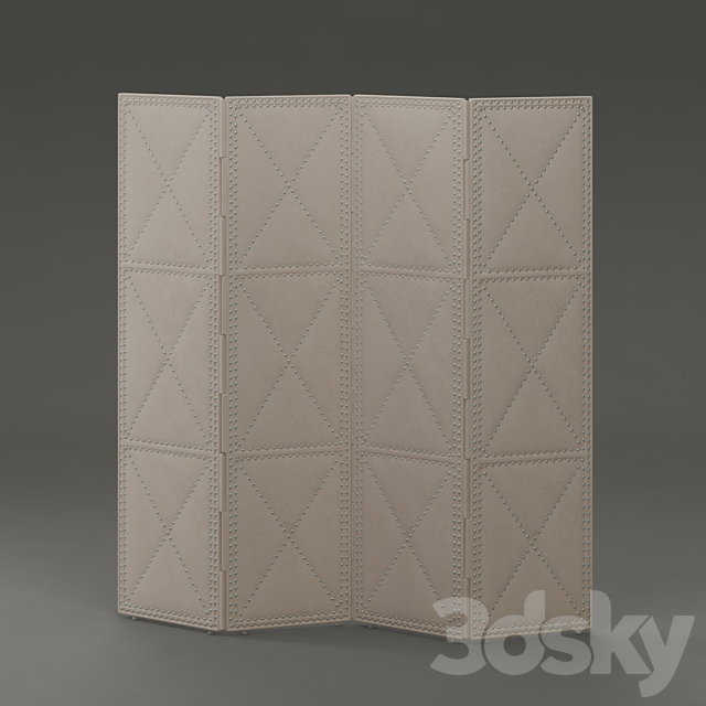 eichholtz_Folding_screen_duchamp_L 3ds Max - thumbnail 1