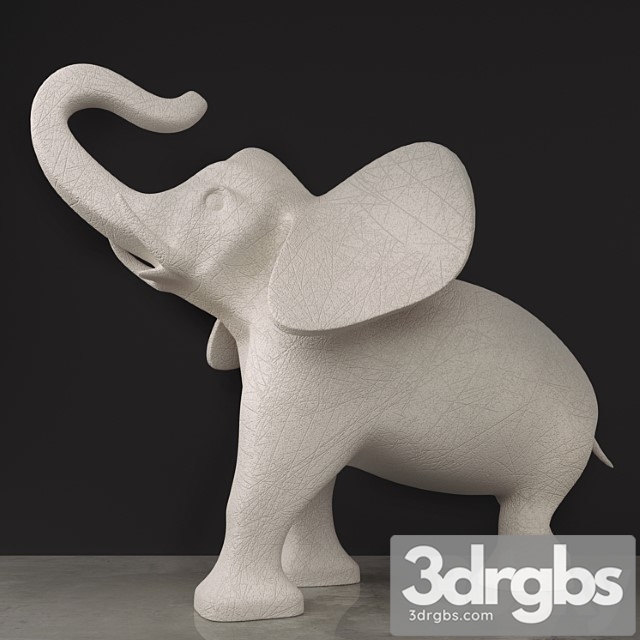 Elephant statue 3dsmax Download - thumbnail 1