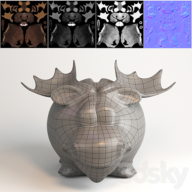 Elk 3DSMax File - thumbnail 2