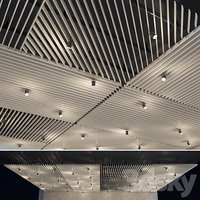 False ceiling rack. 20 3DS Max Model - thumbnail 2