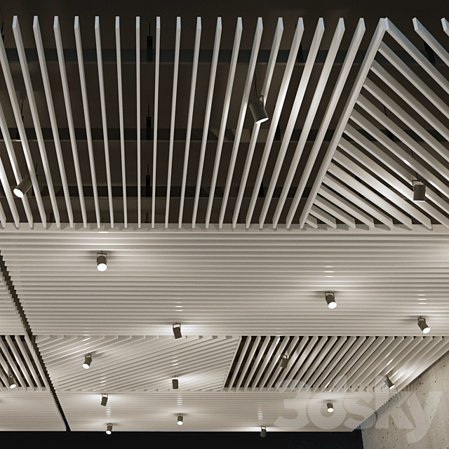 False ceiling rack. 20 3DS Max Model - thumbnail 3