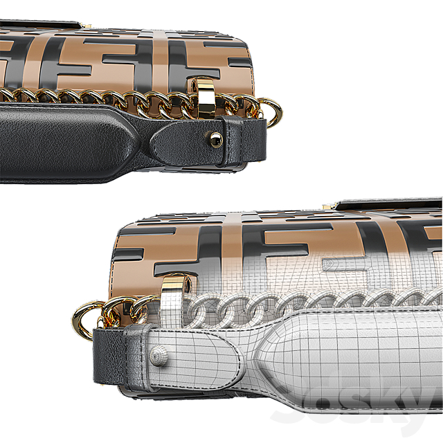 Fendi bags KAN U 3DSMax File - thumbnail 2